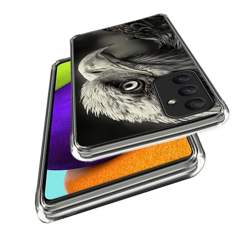 غطاء لهاتف سامسونج جالكسي A15 4G / 5G، غطاء مطبوع بتصميم من مادة TPU لينة - الطراز K