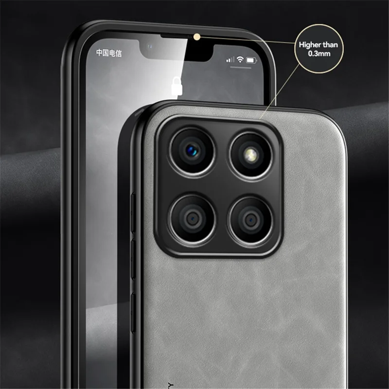 X&E For Honor X8b 4G Phone Case Shockproof Leather+TPU+PC Cover - Green