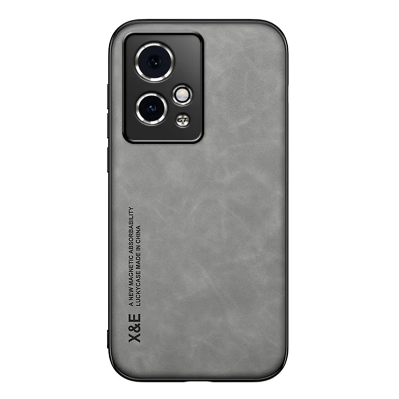 X&E For Honor 90 GT 5G Case PU Leather+TPU+PC Phone Shell Skin-Touch Phone Cover - Light Grey