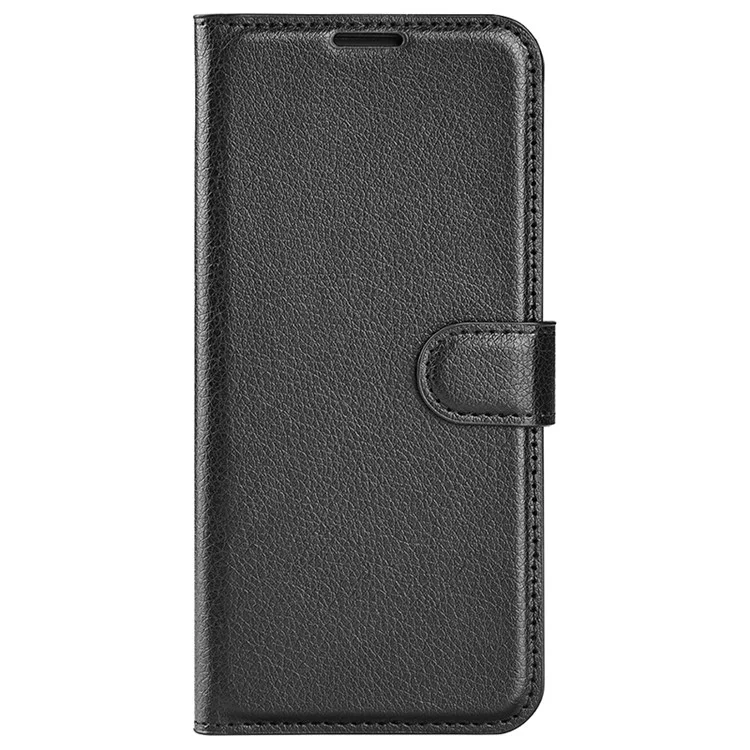 Для Huawei Pura 70 Ultra Case Litchi Texture Leather Folio Flip Wallet Phone Cover - Black