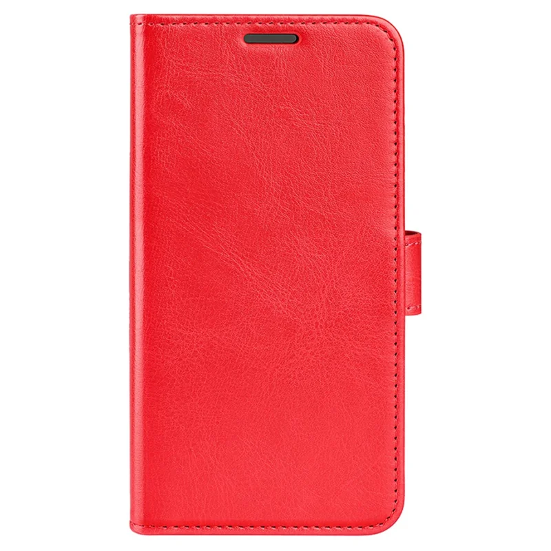 For Motorola Edge 50 Pro 5G Wallet Case Crazy Horse Texture Leather Phone Cover - Red
