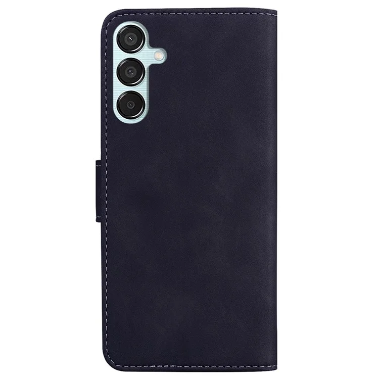 Per Samsung Galaxy M15 5G / F15 5G Custodia Portafoglio con Motivo a Farfalla - Nero