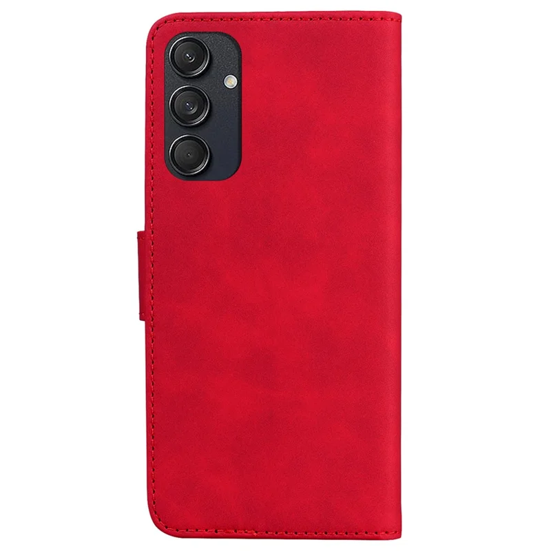 For Samsung Galaxy M55 5G / C55 5G / F55 5G Case Skin-Touch Leather Phone Cover Mobile Accessories Wholesale - Red