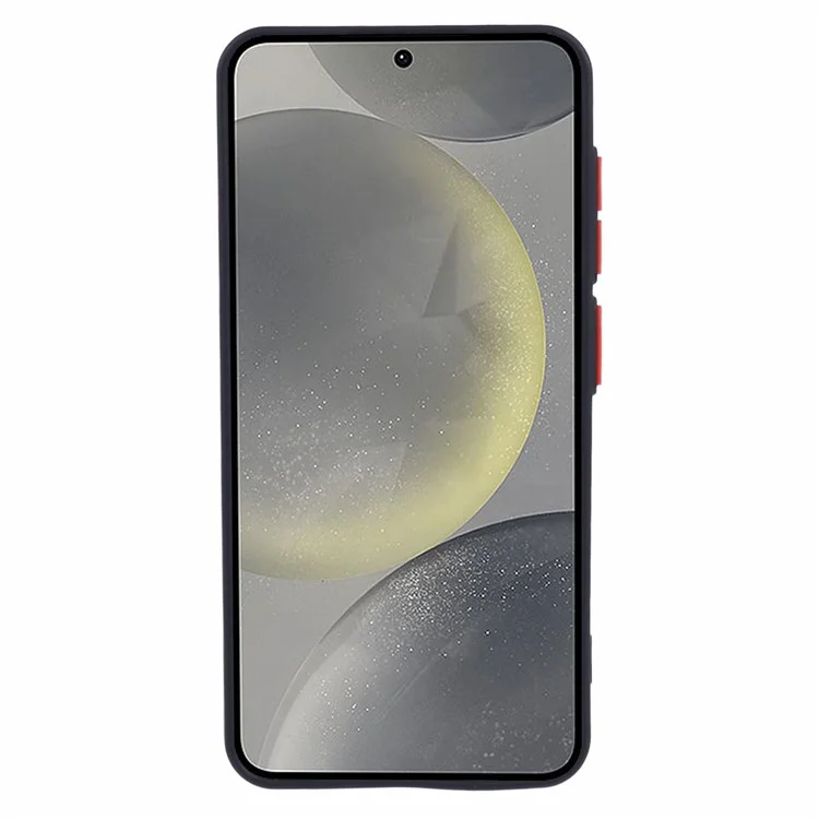 For Samsung Galaxy A55 5G Case Card Slot Anti-scratch Soft TPU Phone Back Cover - Black