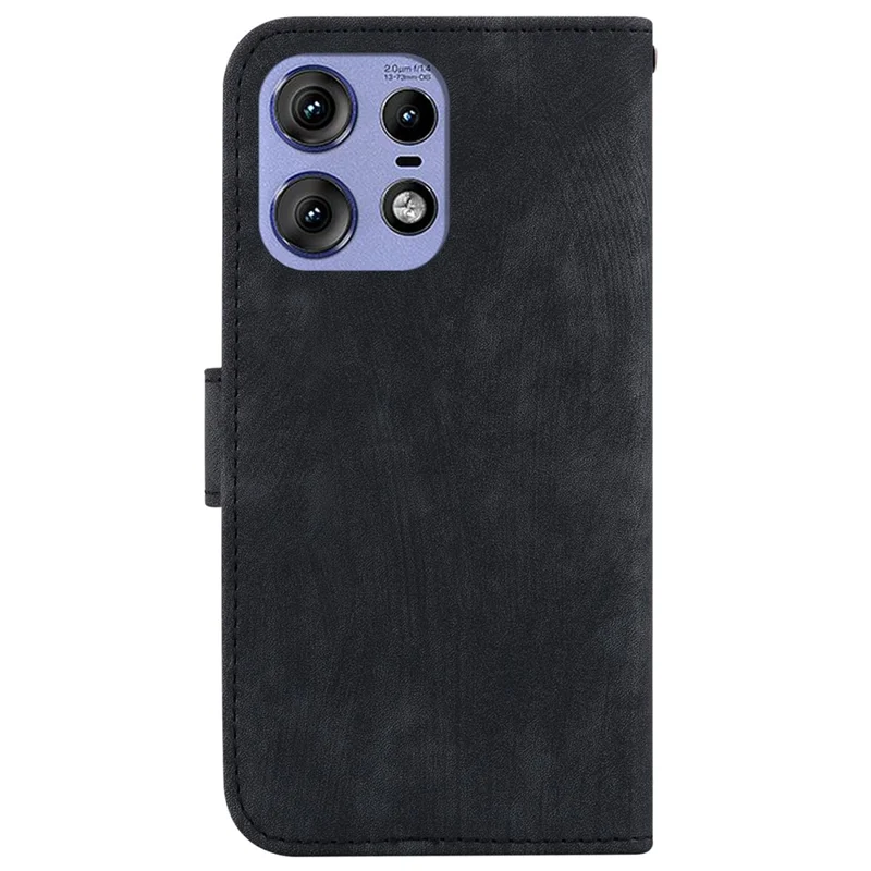 Pour Motorola Edge 50 5G / Edge 50 Pro 5G Étui Portefeuille en Cuir Housse de Téléphone Motif Mignon de Tigre - Noir