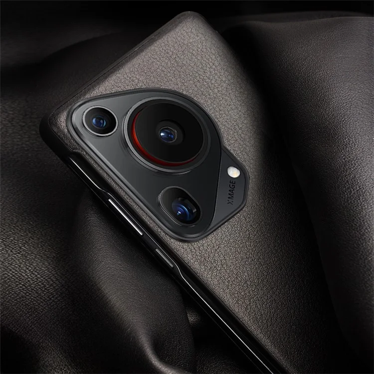 QIALINO Per Huawei Pura 70 Ultra Custodia View Window Flip Vera Pelle Bovina Slim Custodia per Telefono