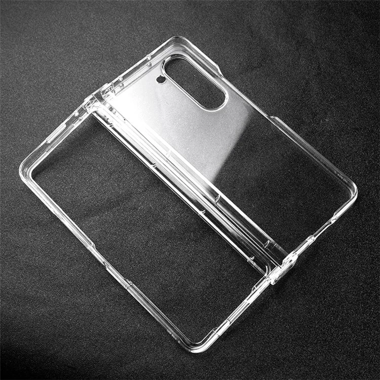 Pour Samsung Galaxy Z Fold6 5G Coque transparente 3 pièces en PC dur anti-rayures