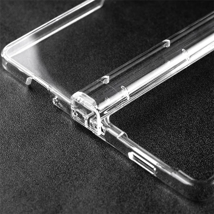 Pour Samsung Galaxy Z Fold6 5G Coque transparente 3 pièces en PC dur anti-rayures