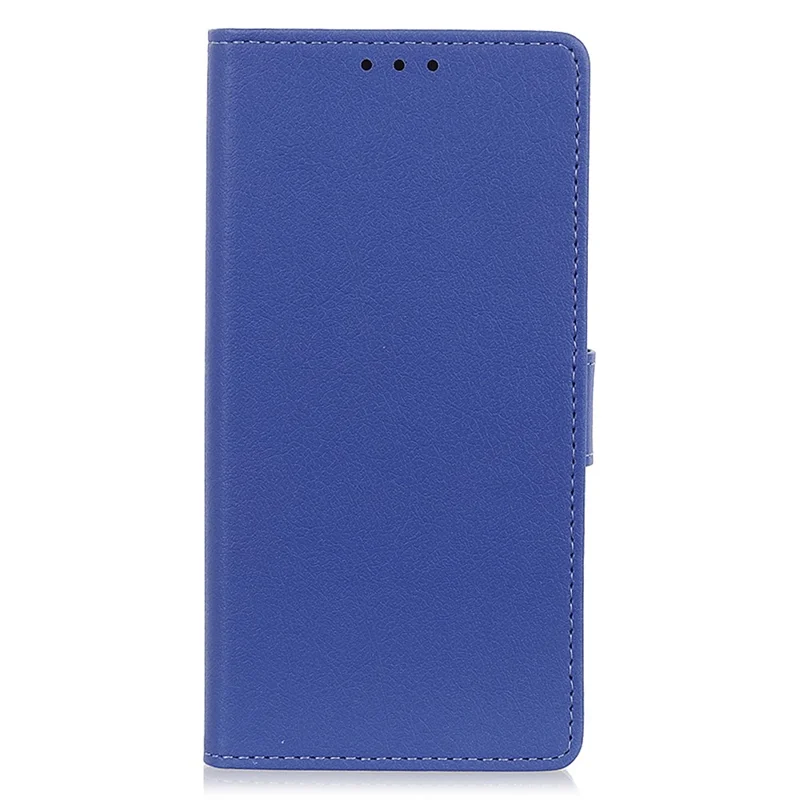 For iPhone 16 Plus Stand Case Protective Leather Wallet Phone Cover - Blue