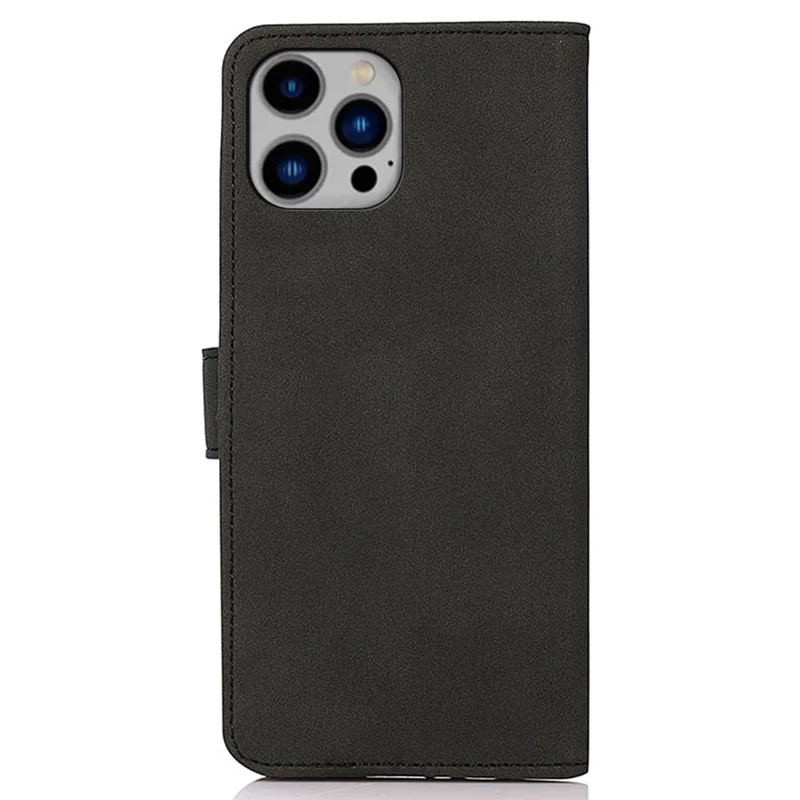 KHAZNEH For iPhone 16 Pro Max Magnetic Case Texture Leather Soft Touch Mobile Phone Cover - Brown