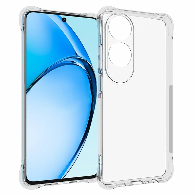 Étui Pour Oppo A60 4G Housse de Protection Transparente Anti-Dérapante en TPU