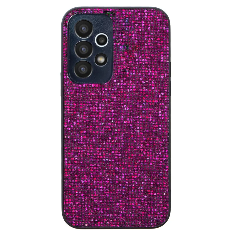 For Samsung Galaxy A23 5G (Global Version) / A23 4G TPU Case Sequins Mobile Phone Cover - Purple