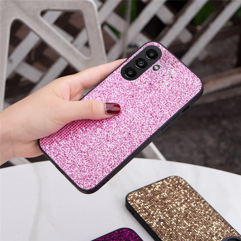 Per Samsung Galaxy A04s 4G (164,7 x 76,7 x 9,1 mm) / A13 5G Case Sequins Decor TPU Phone Cover - Rosa