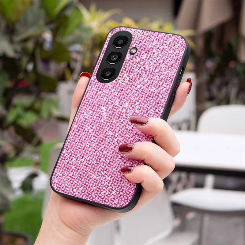 Per Samsung Galaxy A04s 4G (164,7 x 76,7 x 9,1 mm) / A13 5G Case Sequins Decor TPU Phone Cover - Rosa