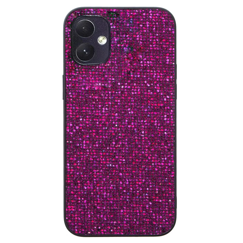 For Samsung Galaxy A05 4G TPU Case Glitter Sequins Protective Phone Cover - Purple