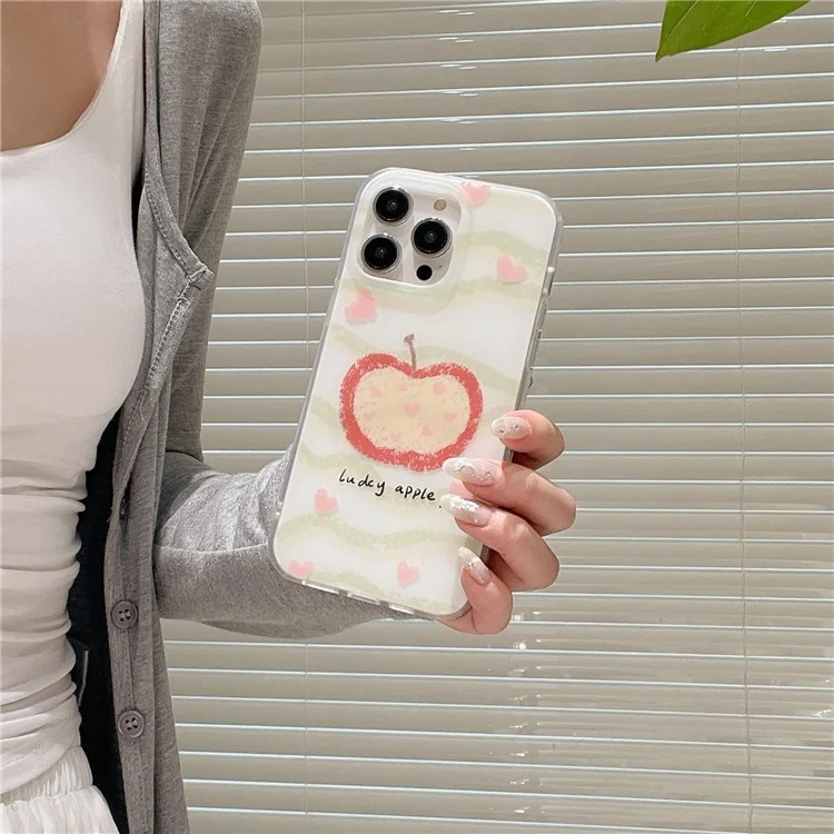 Funda para iPhone 13 Pro, Funda Dual Layer IMD con diseño de patrón encantador