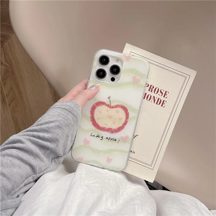 Funda para iPhone 13 Pro, Funda Dual Layer IMD con diseño de patrón encantador