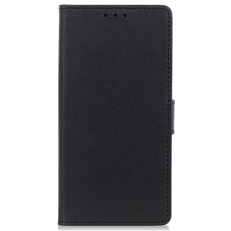 For Sony Xperia 1 VI Case Viewing Stand Leather Wallet Anti-Shock Phone Cover - Black