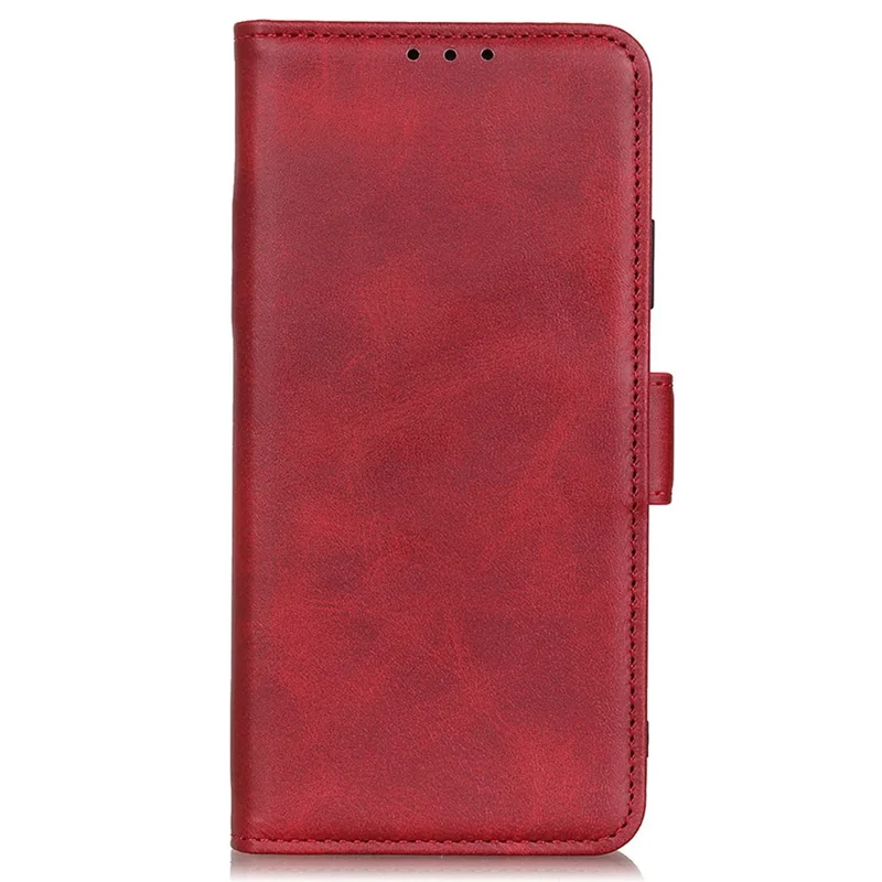 For Motorola Edge 50 Ultra 5G / Moto X50 Ultra 5G Case Anti-Scratch Leather Wallet Phone Cover - Red