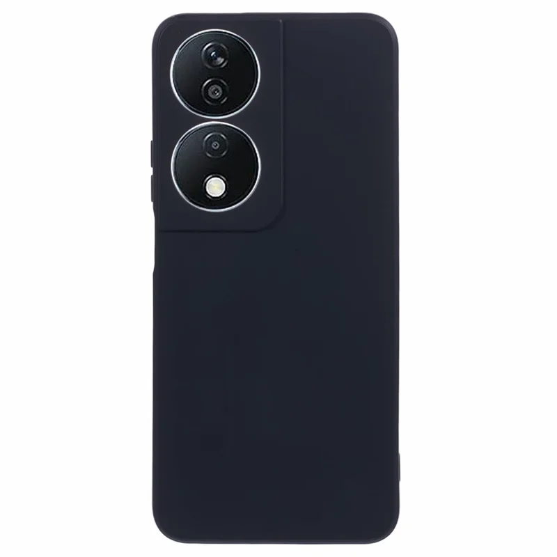 For Honor X7b 4G / 90 Smart / Play 50 Plus 5G Case Soft Fiber Lining TPU Shock Absorption Phone Cover - Black