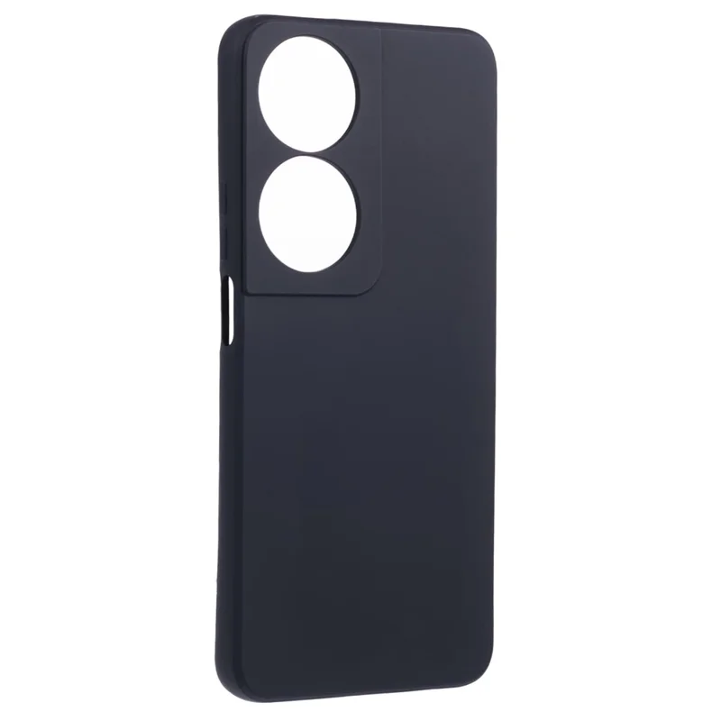 For Honor X7b 4G / 90 Smart / Play 50 Plus 5G Case Soft Fiber Lining TPU Shock Absorption Phone Cover - Black