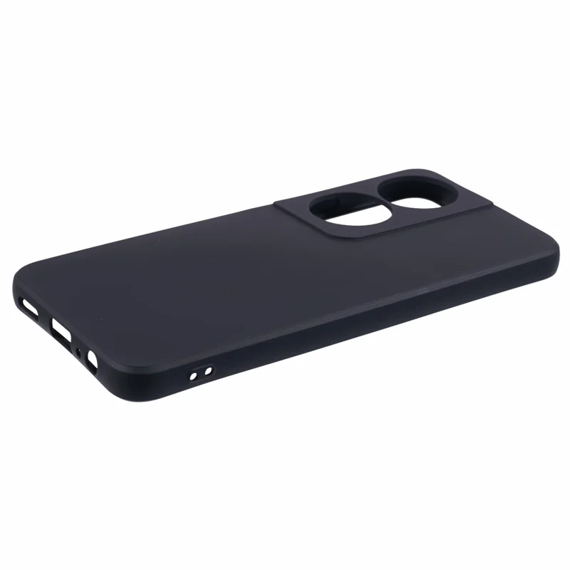 For Honor X7b 4G / 90 Smart / Play 50 Plus 5G Case Soft Fiber Lining TPU Shock Absorption Phone Cover - Black