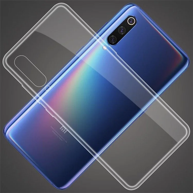 Оптовый чехол для телефона Xiaomi Mi 9 Гибкий чехол из TPU с прозрачным покрытием и точными вырезами для объектива