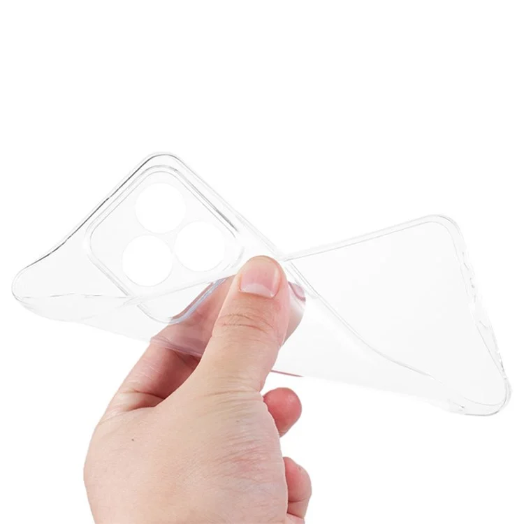 Per Realme Note 50 4G Clear TPU Phone Case Ultra-Thin Mobile Phone Back Cover with Precise Lens Cutouts