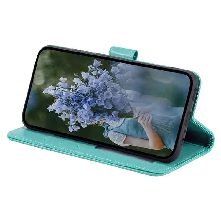 For Honor 200 Lite Case Flip Shockproof Leather Totem Wallet Phone Cover - Green
