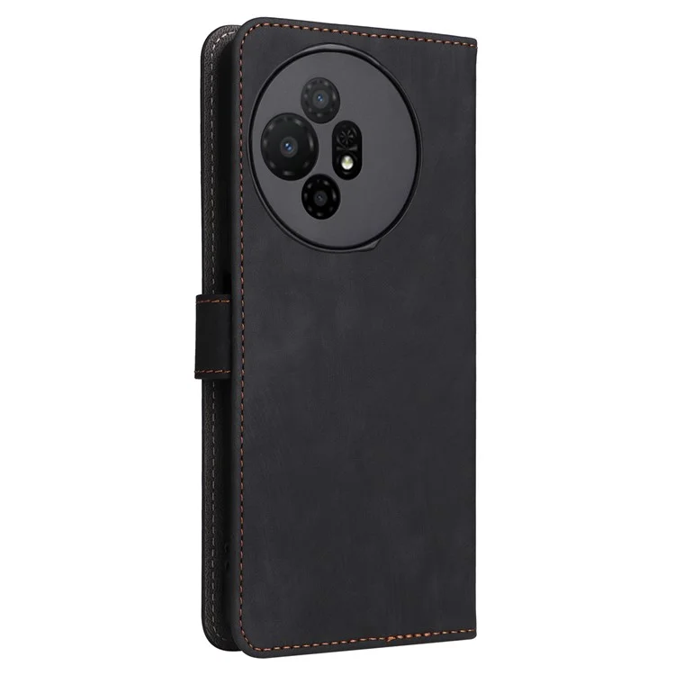 Para TCL 50 XL 5G Funda Bloqueo RFID Billetera de Cuero con Soporte Cubierta de Teléfono - Negro