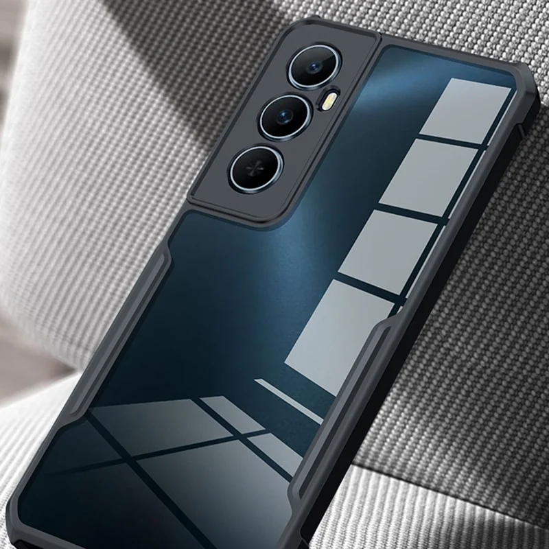 Bulk Purchasing XUNDD For Realme C65 4G Case Anti-Scratch TPU+Acrylic Hybrid Phone Cover