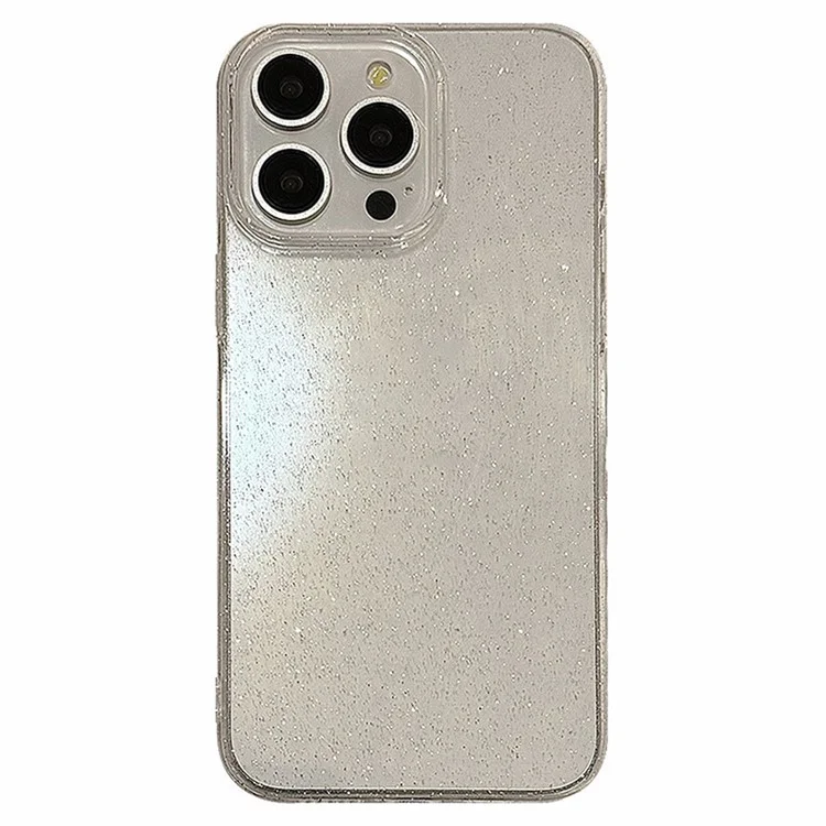 Para iPhone 14 Pro Case Subtle Glitter Transparent TPU Phone Cover