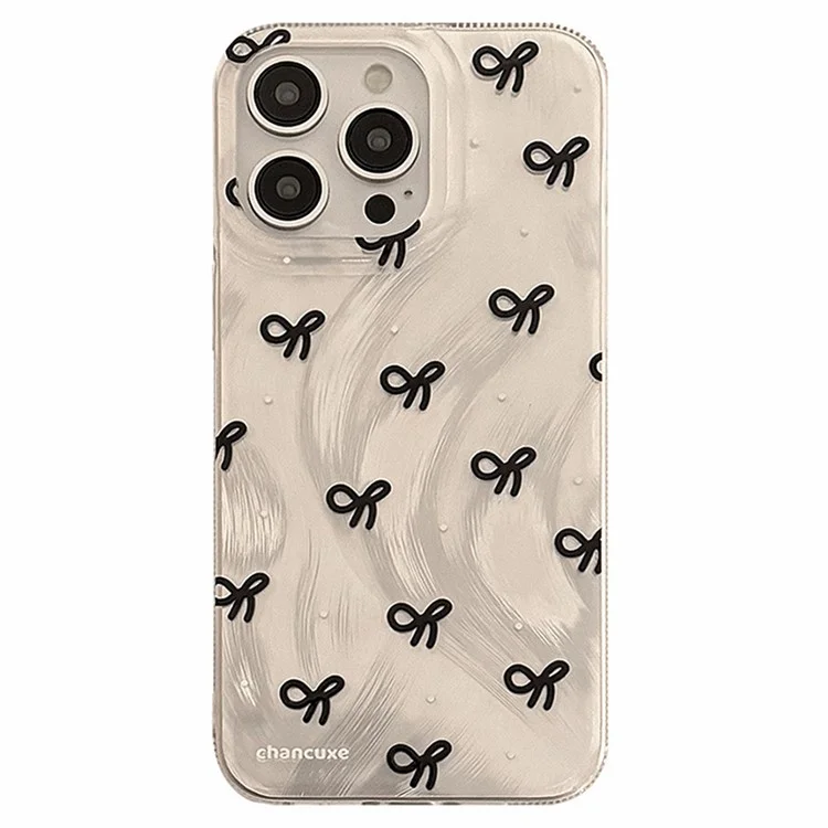 Für iPhone 14 Pro Case Bow Pattern Stoßfestes TPU-Telefongehäuse