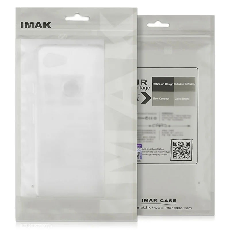 IMAK UX-5-serie voor iPhone 15 Plus hoesje TPU transparant beschermmantel
