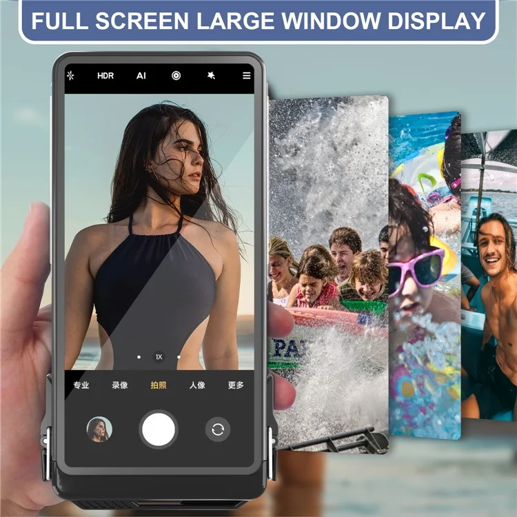 SEA FROGS SF-PH-03 Universelle wasserdichte Handyhülle für Touchscreen bis 15m Tiefe