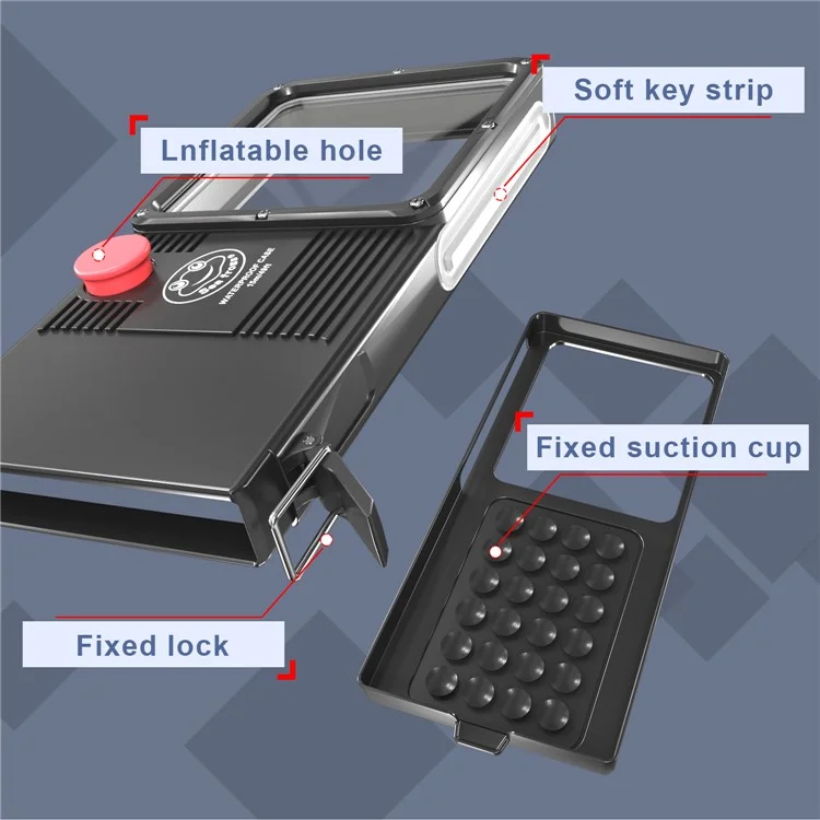 SEA FROGS SF-PH-03 Universelle wasserdichte Handyhülle für Touchscreen bis 15m Tiefe