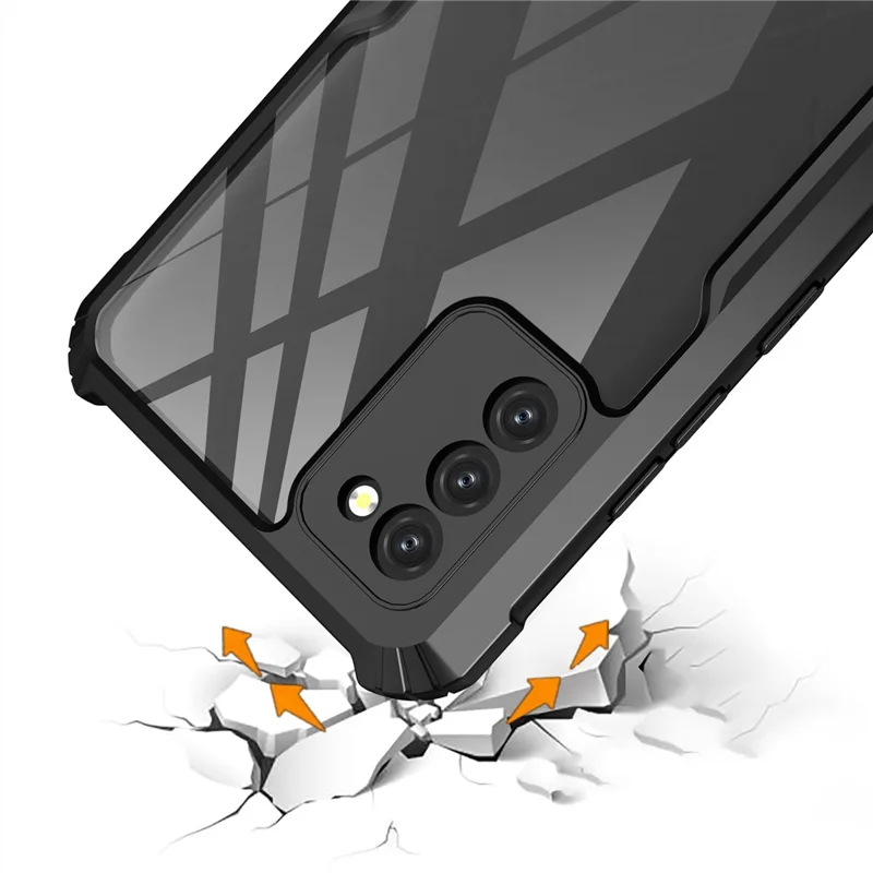 For Samsung Galaxy S23 Case TPU+Arcylic Phone Shell Anti-drop Phone Cover - Blue