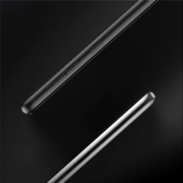 SULADA Pour Huawei Pura 70 Pro / Pura 70 Pro+ Étui Vue Fenêtre Texture Fibre de Carbone Cuir Couverture - Noir