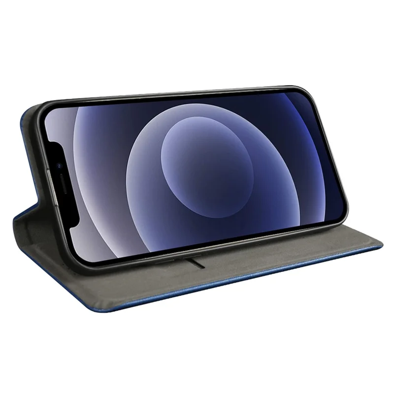 Pour Iphone 12 / 12 Couvre Téléphonique Écologique RCS Ultra-Thin Bin - Bleu Marine