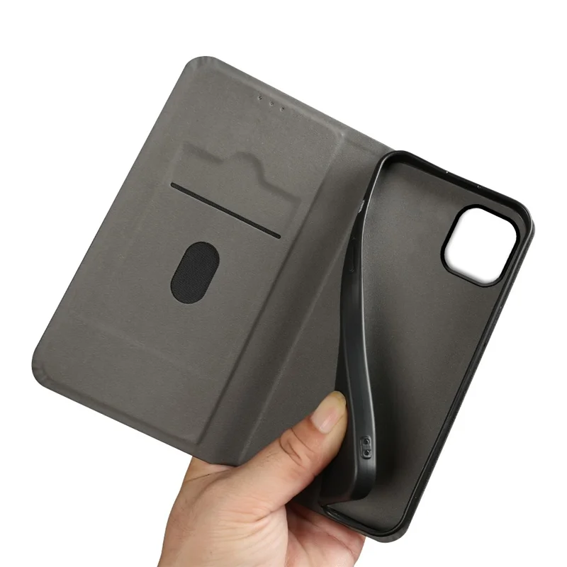 Pour Iphone 12 / 12 Couvre Téléphonique Écologique RCS Ultra-Thin Bin - Bleu Marine