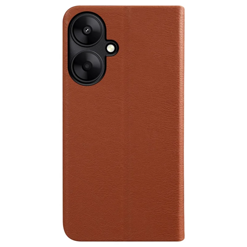 Per Xiaomi Redmi 13C 5G Case -shock Affrotta RCS Coperchio Telefonico Sostenibile Con Supporto Per Carta - Marrone