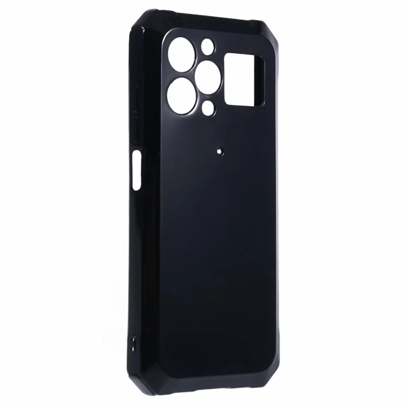 For Blackview BL8000 TPU Case  Precise Lens Protection Mobile Phone Cover - Black