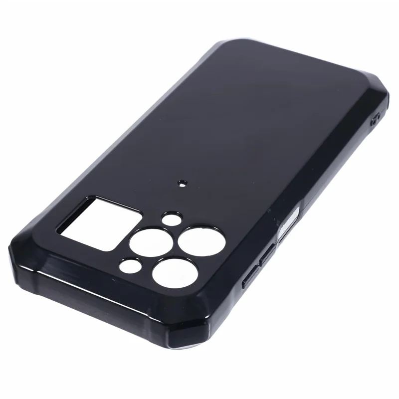 For Blackview BL8000 TPU Case  Precise Lens Protection Mobile Phone Cover - Black