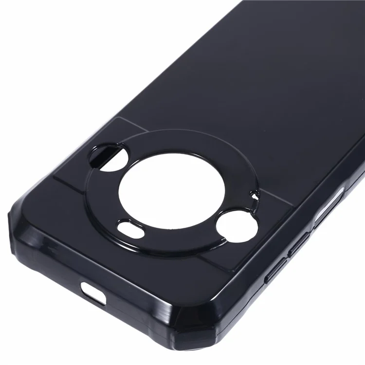 Чехол для Blackview BL9000 - чёрный, ударопрочный, мягкий ТПУ