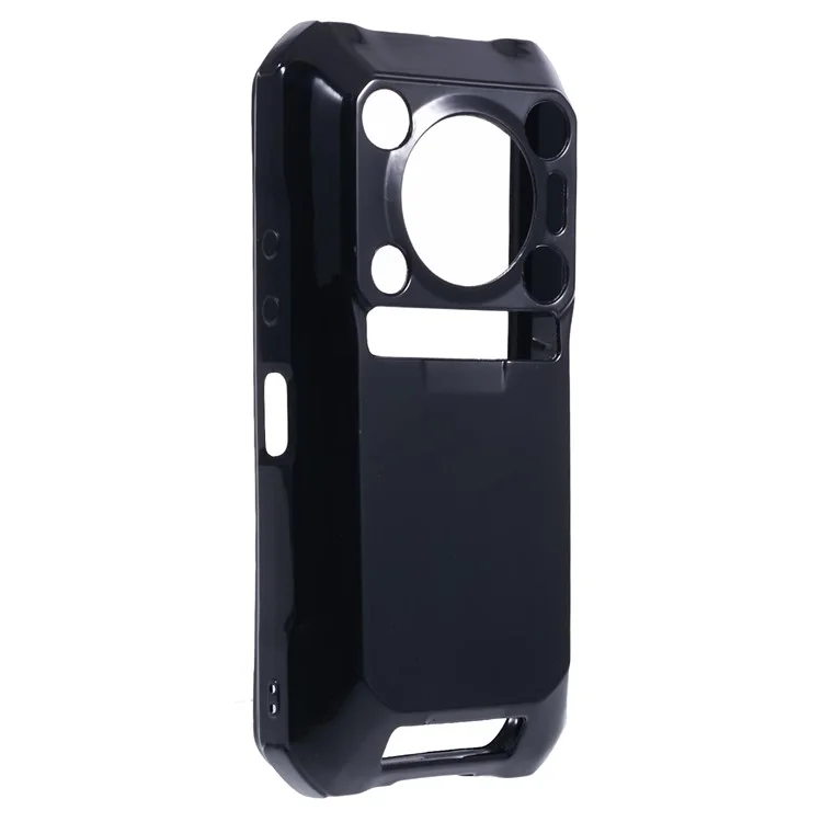For Oukitel WP33 Pro Case Soft TPU Anti-Scratch Protective Phone Cover - Black