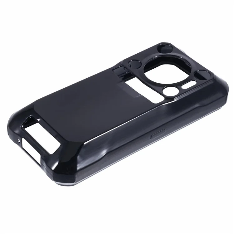 For Oukitel WP33 Pro Case Soft TPU Anti-Scratch Protective Phone Cover - Black