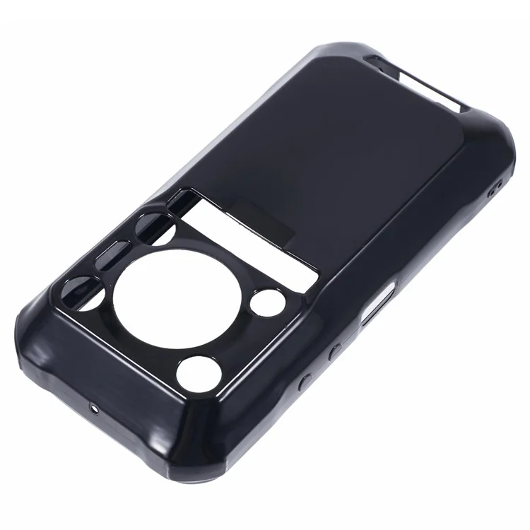 For Oukitel WP33 Pro Case Soft TPU Anti-Scratch Protective Phone Cover - Black