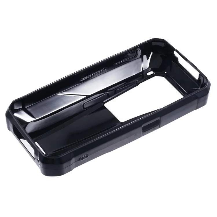 For Unihertz Tank 3 TPU Case Scratches-resistant Soft Phone Cover - Black