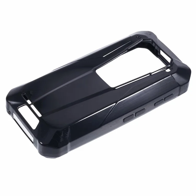 For Unihertz Tank 3 TPU Case Scratches-resistant Soft Phone Cover - Black