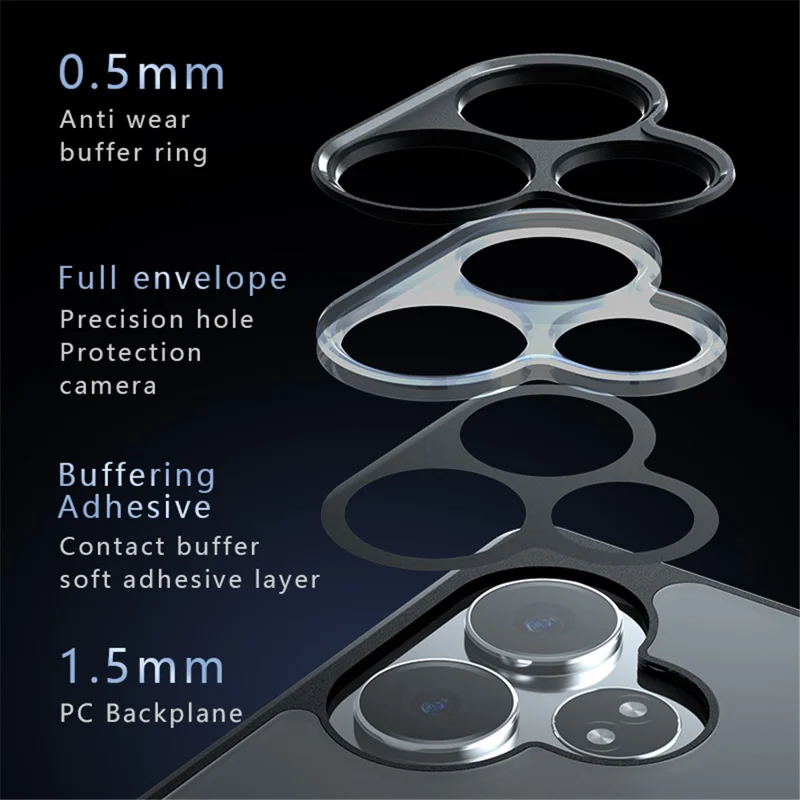 For Realme GT Neo6 SE 5G Shockproof Case PC+TPU Hybrid Phone Cover